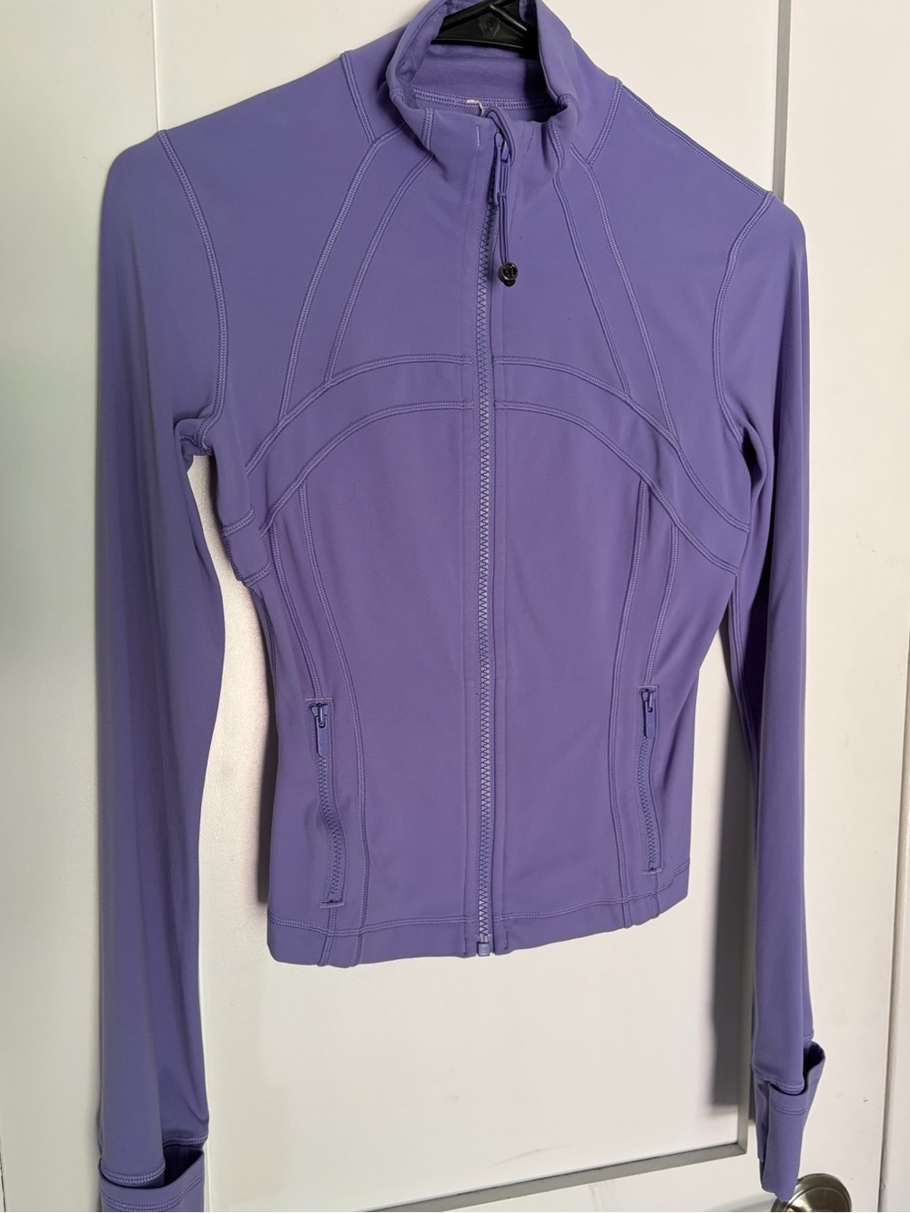 1. Size 4 LULULEMON Purple Waist-Length Define Jacket